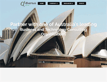 Tablet Screenshot of diversusgroup.com